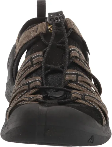 Vista 2 de KEEN Sandalias de agua Drift Creek H2 con punta cerrada para hombre, NegroNegro