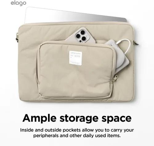 Vista 4 de elago Funda para laptop MacBook Pro de 14"/13-14" Piedra