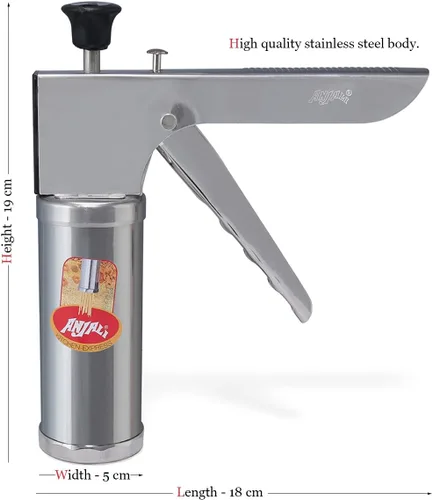 Vista 4 de Anjali Cocina Express Pinza eléctrica con 12 Acero inoxidable Jalis Plata