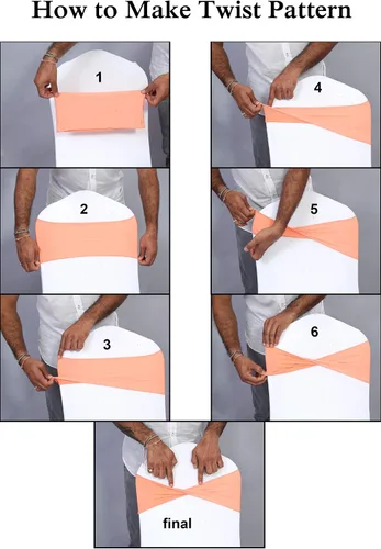 Vista 4 de MDS Paquete de 100 bandas de elastano para silla, bandas lisas sin hebilla, reutilizables, elásticas, para decoración de bodas, recepciones, Azul