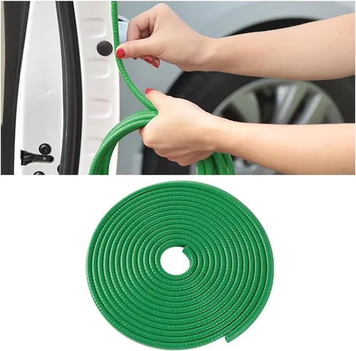 Vista 10 de Osilly Protectores de borde de puerta de automóvil, sello de goma de 16 pies, borde de puerta de automóvil, protector de borde de puerta