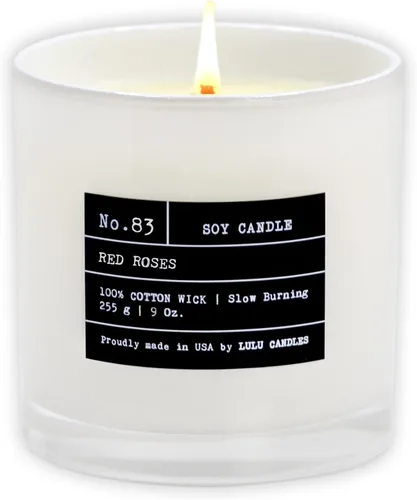 Vista 68 de Lulu Candles After Dark - Teca Caoba Vela Perfumada de Soja de Lujo en Frasco Vertida a Mano en los EE.UU. Altamente Perfumada y Duradera