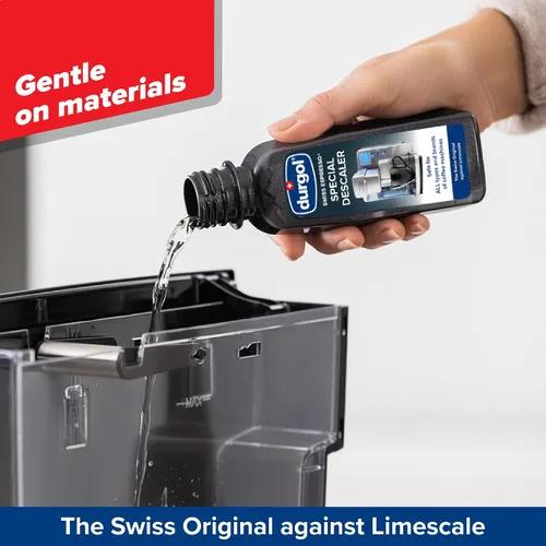 Vista 5 de Durgol Swiss Espresso, descalcificador y desincrustante para todas las marcas de máquinas de espresso y cafeteras, 124 mililitros (paquete de 4)