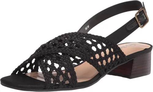 Vista 14 de Bella Vita Sandalias de tacón de bloque para mujer cuero de gamuza almendra