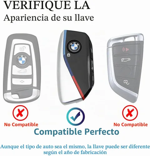 Vista 2 de Creativity Para BMW X5 Cubierta de llave y accesorios para llavero (juego Azul (combinación)