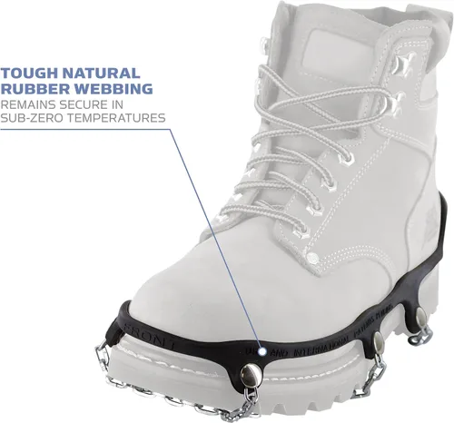 Vista 5 de Yaktrax Cadenas de tracción para caminar sobre hielo y nieve (1 par)