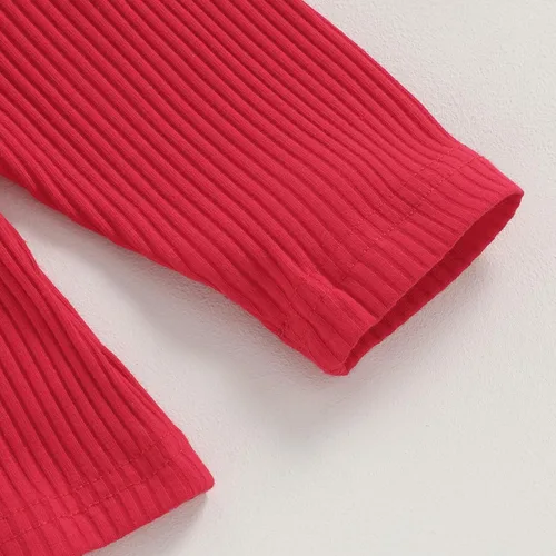 Vista 4 de Conjunto de minifalda plisada a cuadros para bebé niña para otoño e invierno