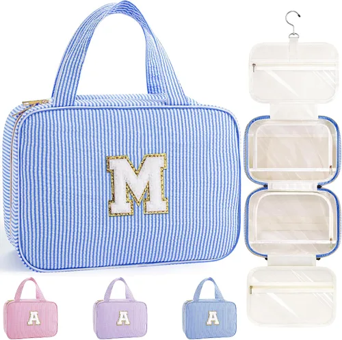 Vista 45 de TOPEAST Regalos de Navidad para Mujeres, Adolescentes y Niñas - Bolsa de Aseo Colgante de Viaje y Bolsa de Maquillaje, Bolsa de Aseo Personalizada
