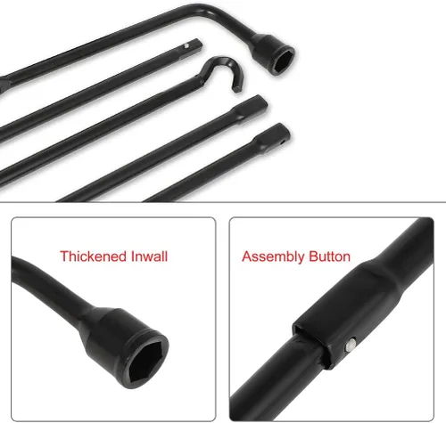Vista 3 de ECCPP Juego de herramientas de llave de repuesto compatible con Dodge para Ram 1500 2002-2010 para Ram 1500 2011-2015 5093163AA con bolsa