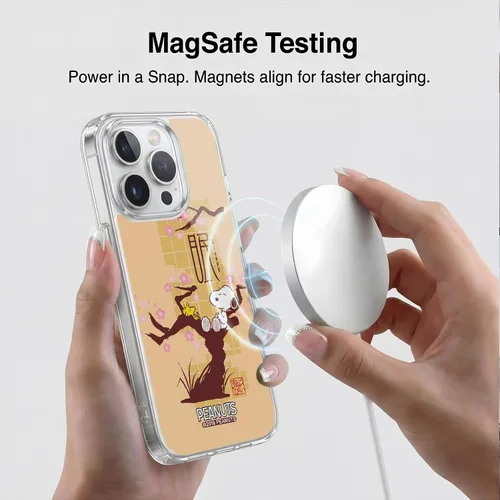 Vista 220 de Carcasa de gel para iPhone 7 Plus/iPhone 8 Plus, diseño de Snoopy Oriental de Peanuts, Badges