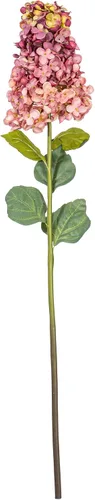 Vista 5 de Vickerman Espray de hortensias de cono artificial burdeos de 35.5 pulgadas, 2 por bolsa.