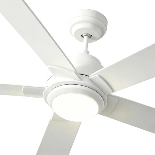 Vista 13 de SMAAIR - Ventiladores de techo inteligentes con luces y control remoto, ventilador de techo de perfil bajo de 52 pulgadas con luz LED regulable