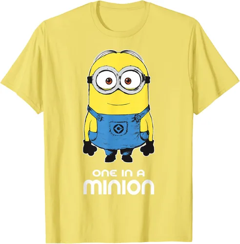 Vista 42 de Despicable Me Camiseta estampada Minions Bob One in A Minion Negro