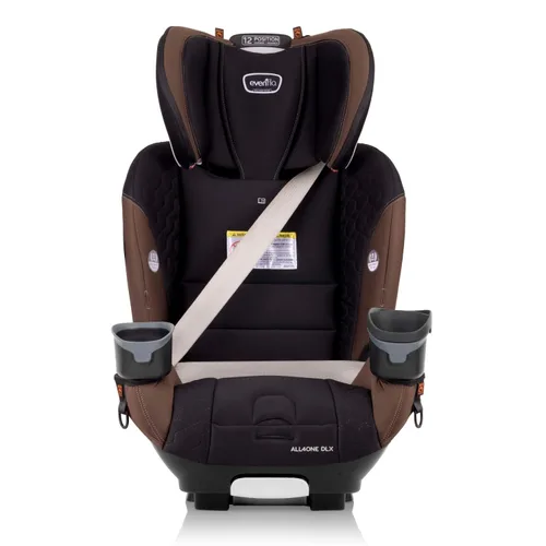 Vista 4 de Evenflo EveryFit/All4One - Asiento convertible 3 en 1 para automóvil con funda de limpieza rápida (marrón Belmont)