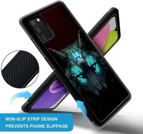 Vista 3 de CARLOCA Funda compatible con Samsung Galaxy S20 FE, diseño gráfico de identidad negro espiritual lobo, a prueba de golpes, antiarañazos
