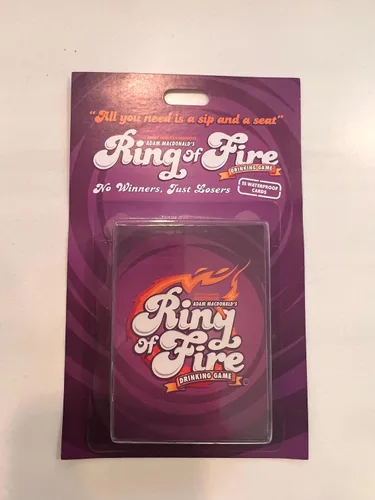 Vista 8 de INI Juego de cartas Ring of Fire Divertido juego de beber para fiesta de adultos Juegos de cartas para noche de juegos, despedida de soltera