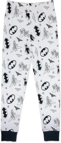 Vista 5 de LEGO Batman - Pijama para niños, 2For1 de algodón, color negro, 4, Negro Multi