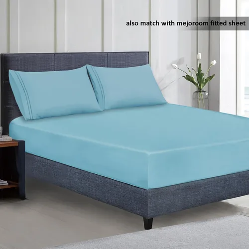 Vista 6 de Mejoroom Hotel Luxury Queen - Fundas de almohada de microfibra de 20 x 30 pulgadas, juego de 2 fundas de almohada suaves, acogedoras y transpirables