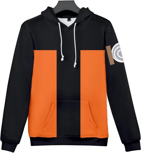 Vista 3 de Disfraz de anime japonés para cosplay para hombres y mujeres, suéter estampado de anime, suéter urbano para hombres y mujeres