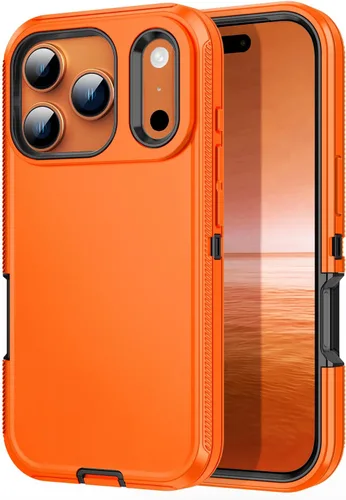 Vista 9 de Funda para iPhone 11, a prueba de golpes, caídas y polvo, protección de cuerpo completo de 3 capas, cubierta dura de alto impacto de alta Negro