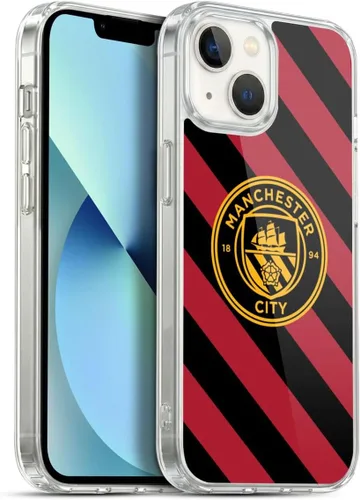 Vista 67 de Head Case Designs Funda de gel con licencia oficial del Manchester City Man City FC Away 2022/23 [protección de grado militar] compatible con Apple