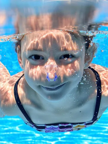 Vista 2 de SATINIOR Tapones nasales para natación, clip de nariz, tapón de silicona para natación, surf, protector impermeable para natación y entrenamiento