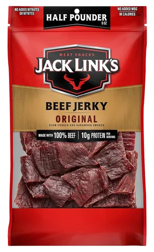 Vista 15 de Jack Link's Carne Crujiente de Res, con Pimienta, Bolsa Grande de Media Libra - Bocadillo de Carne Sabroso, Snacks de Proteína Listos para Comer