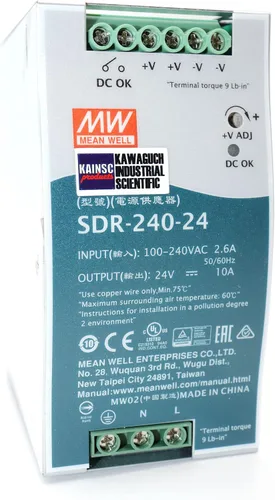 Vista 9 de Mean Well EDR-120-24 CA/CD 24V 5A 120W Fuente de alimentación industrial básica de carril DIN de salida única Provista por KAINSC Products