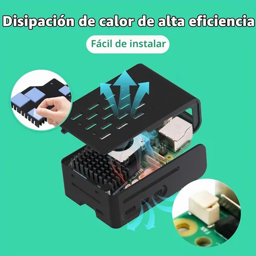Vista 5 de TRASKIT Starter Kit para Raspberry Pi 5 RAM 16GB-64GB Edition precargado con Pi