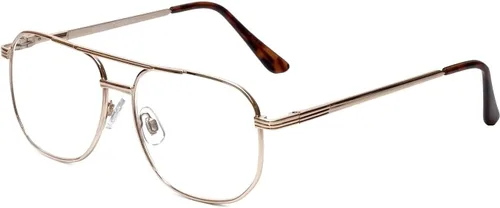 Vista 7 de Calabria 1106 - Lentes de lectura de metal con bloqueo de luz azul o lente transparente, para hombres y mujeres, diseño elegante, lectores