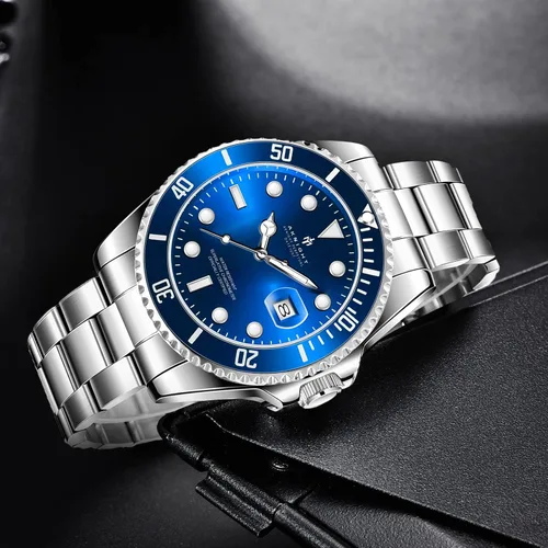 Vista 7 de BENYAR AKNIGHT Watches for Men, Waterproof Male Watch Luminous Chronograph Analog Quartz Movement Mens Watches, Stylish Men's Wrist Watch with