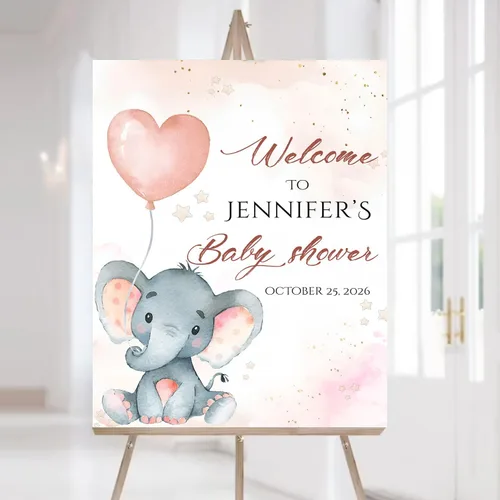 Vista 17 de Letrero de bienvenida personalizado para baby shower, cartel de bienvenida de safari para baby shower, letrero de baby shower de animales