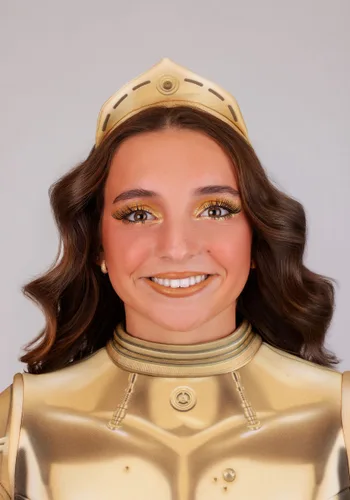 Vista 5 de Disfraz de Mujer C3PO de Star Wars Multicolor