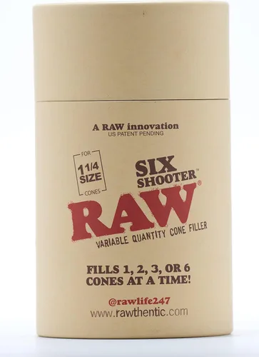 Vista 4 de Raw ¡Seis disparadores para conos llena 1,2,3, o 6 conos a la vez! Tamaño 1 1/4
