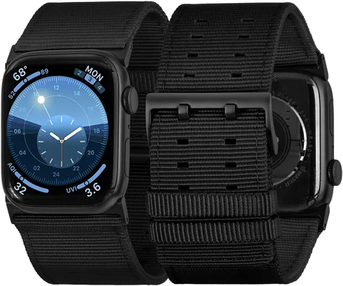 Vista 12 de Tefeca Correa Dual Series Compatible con Apple Watch Ultra 2/Ultra 49mm, Series 10 46mm, Series 9/8/7 45mm, SE2/SE/6/5/4 44mm
