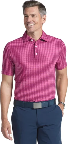 Vista 8 de IBKUL Men's Curled Waves Golf Polo