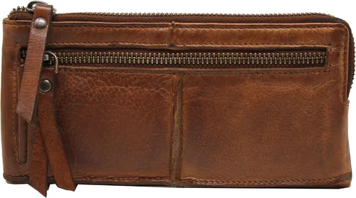 Vista 2 de Latico Cartera de cuero Andi para mujer, hecha a mano con cremallera, teléfono, facturas, identificación, tarjetero y organizador bolso clásico