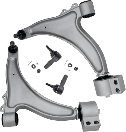 Vista 179 de Detroit Axle - 4 piezas de brazos de control traseros para Ford C-Max, Focus, Mazda 3 5, Volvo C30, C70, S40, V50, 4 brazos de control superiores e