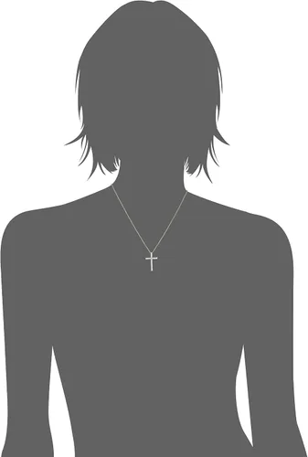 Vista 2 de Tienda Collection Platinum or Gold Plated Sterling Silver Cross Pendant Necklace with Infinite Elements Zirconia, 18