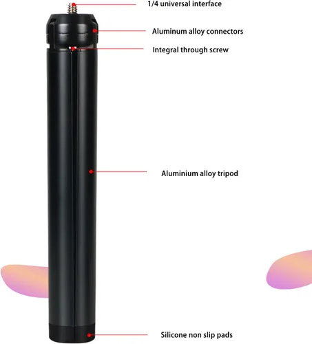 Vista 6 de Soporte de trípode para cámara con control remoto y soporte para teléfono para cámaras Nikon, teléfonos celulares, proyector, cámara web, visores