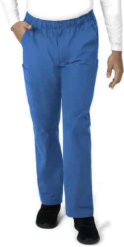 Vista 19 de Carhartt Ropa quirúrgica para hombre, Force Essentials, pantalones cargo de pierna recta, con 9 bolsillos Negro