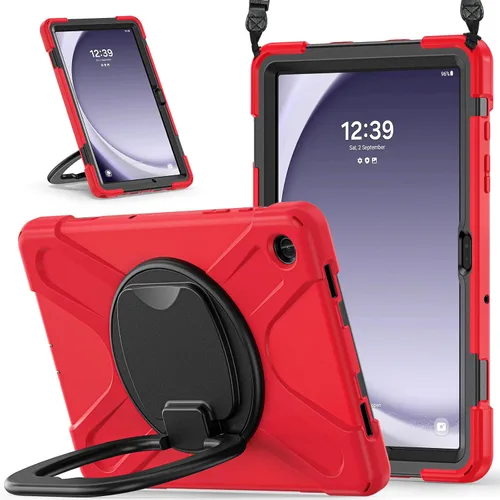 Vista 36 de Funda de silicona resistente para Samsung Galaxy Tab S9+ de 12.4 pulgadas 2023/S8+ /S7+/S7 Fe, con correa para el hombro, soporte para bolígrafo S