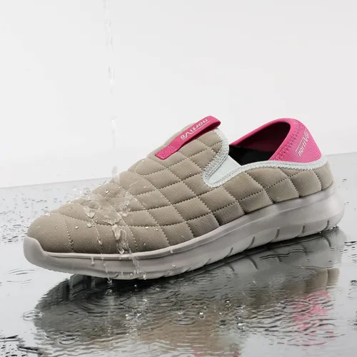 Vista 3 de NORTIV 8 Mocasines de senderismo para hombre y mujer, zapatos sin cordones para acampar, zapatos de senderismo para interiores y exteriores