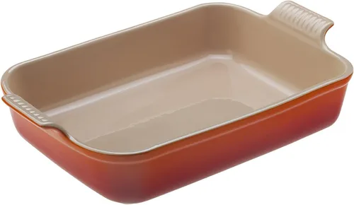 Vista 11 de Fuente de cerámica para el horno, colección Heritage de Le Creuset, Cereza