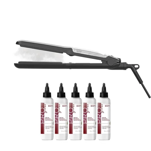 Vista 7 de Cortex Professional Plancha plana para cabello de 1.25 pulgadas de cerámica premium de infusión de argán - Planchas de cabello