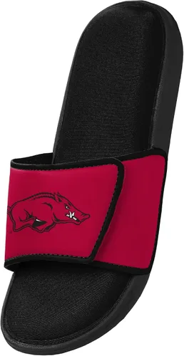 Vista 216 de FOCO Sandalias deportivas de espuma para ducha con logotipo de equipo universitario de la NCAA para hombre