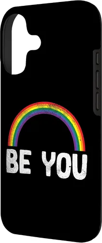 Vista 2 de Rainbow You Be LGBT Pride Flag Lesbian Gay Bi Trans Gift Case for iPhone 17