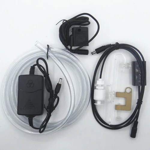 Vista 3 de Sistema de recarga automática ATO para acuario, bomba de CC, sensor de nivel de agua, interruptor de flotador (kit de sensor único)