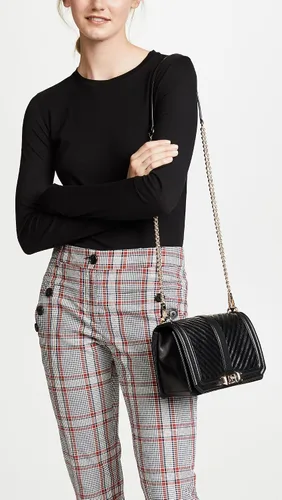 Vista 3 de Rebecca Minkoff Chevron Quilted Love Crossbody