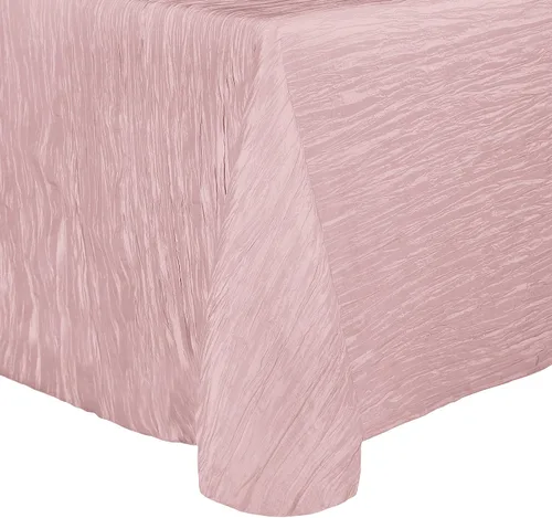Vista 5 de Ultimate Textile Delano Crinkle - Mantel ovalado de tafetán (50 x 90 pulgadas), color negro